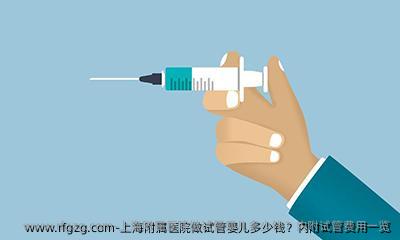 上海附属医院做代孕多少钱？内附试管费用一览